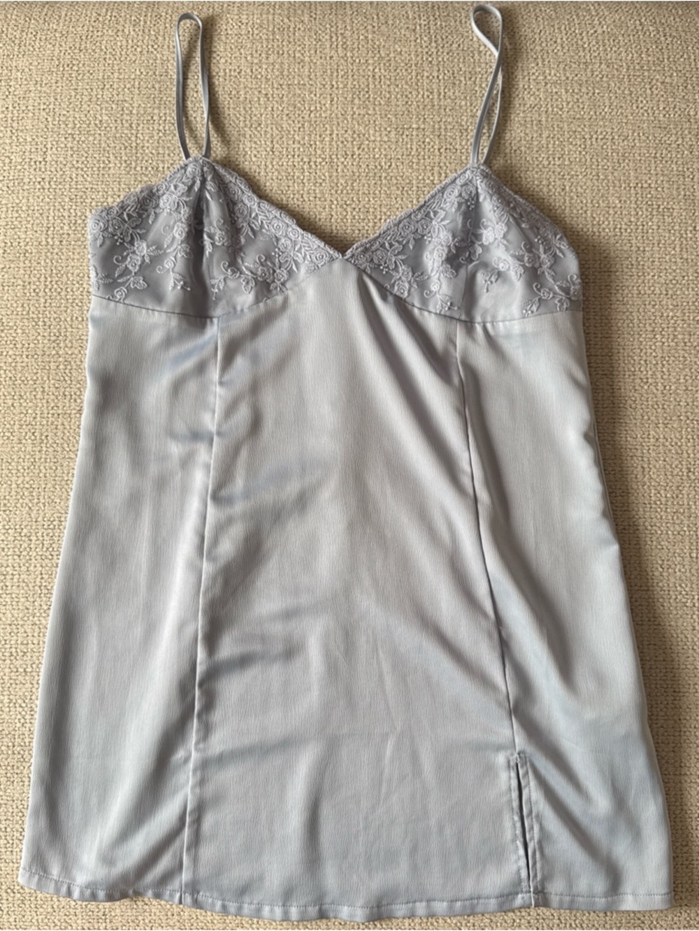 Forever 21 blue Lace-Trim Slip dress